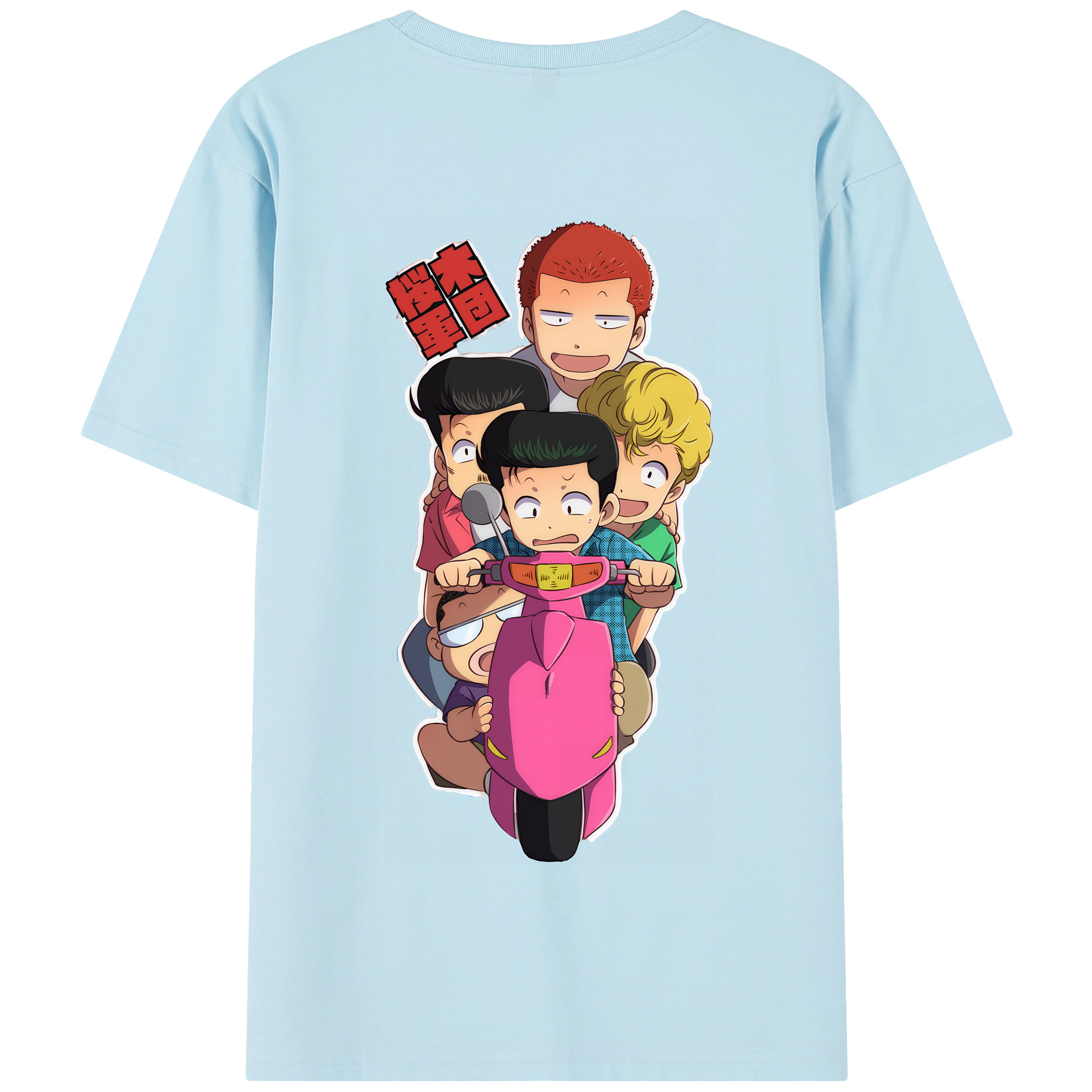SLAM DUNK／スラムダンク 綿100％半袖Tシャツ（背面プリント）